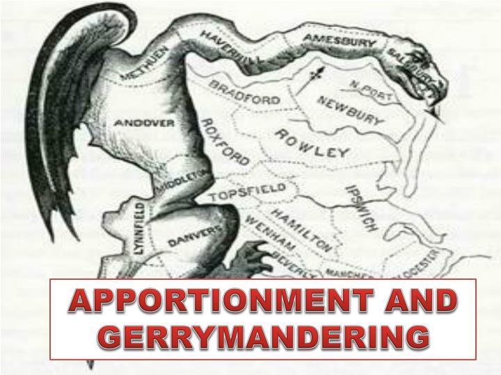Gerrymandering Gerrymandering is drawing districts to benefit the political party that controls the State s legislature. There are two ways to do this: 1.