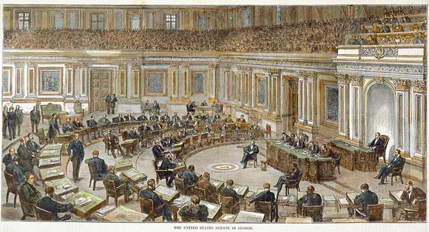 The Senate is known as Congress Upper House. Size: 100 members (two from each State) Members of the Senate represent their entire State, not any given district.