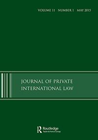 Journal of Private International Law ISSN: 1744-1048 (Print)