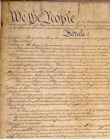 The Constitution A Constitution is a document that gives instructions for how a government should be run. It is like a rule book for the entire country.