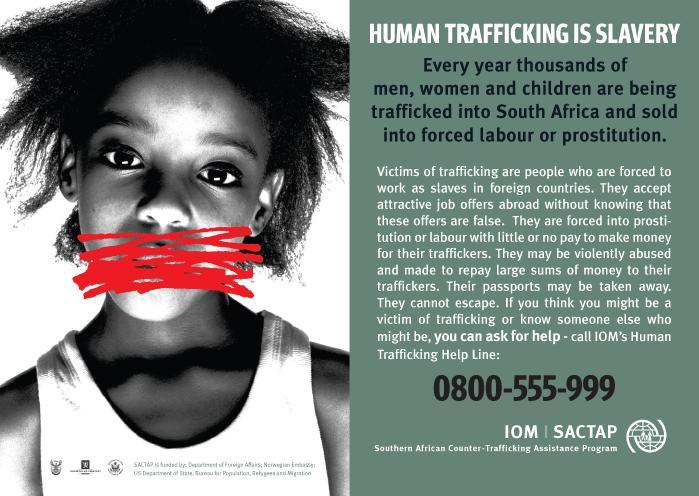 Human trafficking is slavery