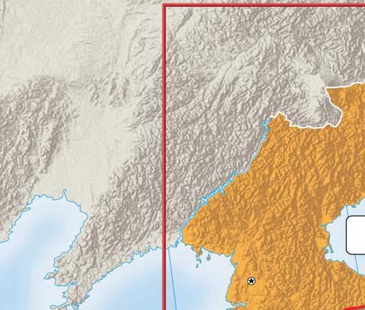 (present-day boundary) September 1950 North Koreans
