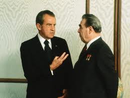 5. Who was president of the US and who was the Soviet Leader during the first Strategic Arms Limitation Talks (SALT I)? - Nixon and Brezhnev - 1972 6. What did SALT I consist of?