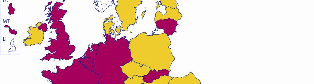 Figure 8-I: Recognition of volunteering in 24 EU Member States, 2011 Recognition through formal qualification No formal qualification Not participating Not available Source: EKCYP 2011 Younger