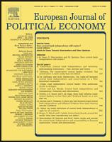 European Journal of Political Economy 28 (2012) 162 173 Contents lists available at SciVerse ScienceDirect European Journal of Political Economy journal homepage: www.elsevier.
