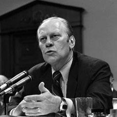 Gerald Ford was an "accidental president." He came to office in a sudden turn of events. Almost as suddenly, he had to decide what to do about the former president.