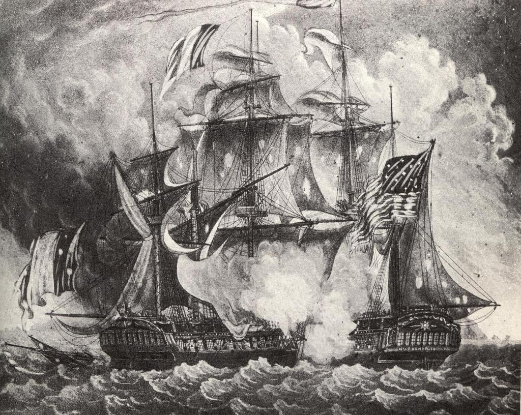 Battles between French and American ships in