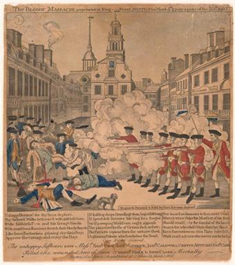 TENSION MOUNTS IN MASSACHUSETTS The atmosphere in Boston was extremely tense The city erupted in bloody clashes and a daring tax protest, all of which pushed