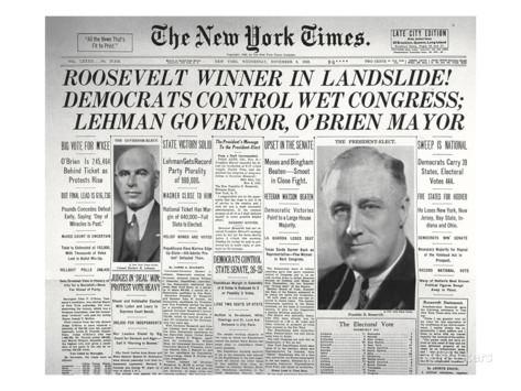 When the Roosevelts campaigned for the presidency, they brought their ideas for political action with them. Why was the election of 1932 a significant turning point for American politics?
