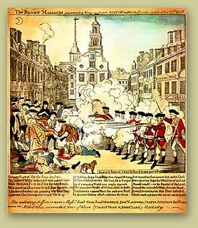 The Boston Massacre The colonists did not like having the British soldiers in their city and homes.