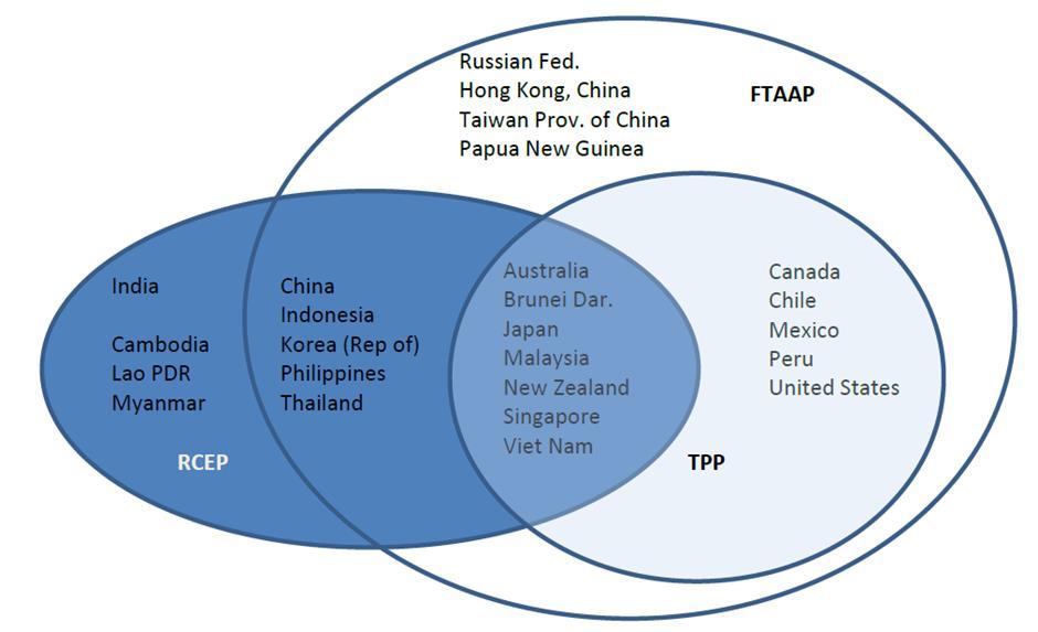 Towards the FTAAP? Progress of TPP and RCEP will heavily influence the future of regional integration Possible pathways towards broader liberalization in FTAAP?