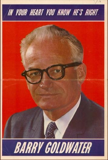 Johnson Goldwater opposed LBJ s social legisla@on Goldwater