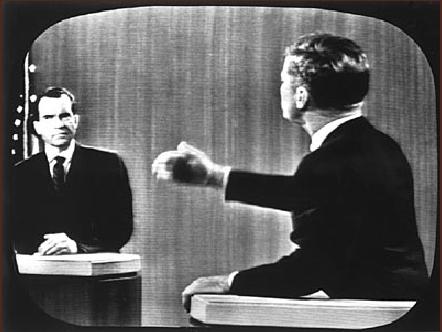 JFK: CONFIDENT, AT EASE DURING Television had become so central to people's lives that many observers blamed Nixon's loss to John F.