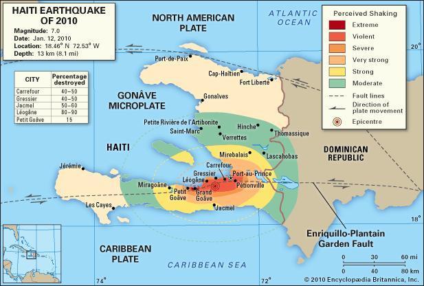 Natural Disaster: Haiti Earthquake (2010) On January 12th, 2010, one of the biggest earthquakes recorded in history hit Haiti. The initial shock was determined to be a magnitude of 7.