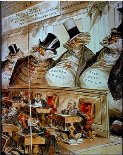 Government & Business Government generally supportive of big business and sided w/ business against labor throughout the late 1800s BUT, government did act against the most unjust business practices