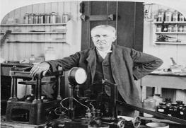 Thomas A. Edison.