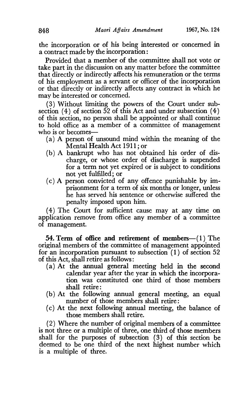 848 Maori Affairs Amendment 1967, No.