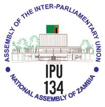 134 th IPU Assembly Lusaka (Zambia), 19-23 March 2016 SPEAKERS PRE-REGISTRATION FORM GENERAL DEBATE ON THE THEME REJUVENATING DEMOCRACY, GIVING VOICE TO YOUTH (ITEM 3 OF THE AGENDA) A/134/C.