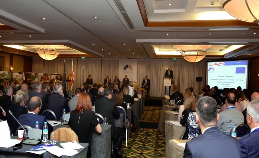 EUGBC Organized recent events May 5, 2016 - Business Conference in Tbilisi European Companies in