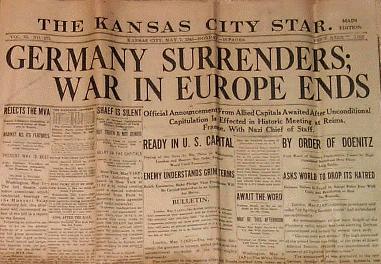 Victory in Europe By 1945, Allied armies approach Germany from 2 sides: Soviets from the East, Americans, etc from the west Soviets surround Berlin in April