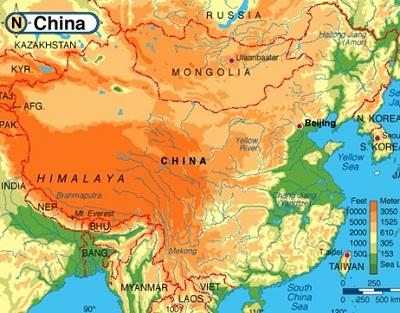 Geography and Early China China s geographical features separated it from the rest of the world. China is about the size of the United States.
