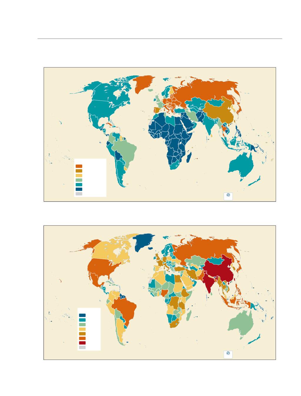 GLOBAL MONITORING REPORT 215/216 DISPARITIES, DIVERGENCES, AND DRIVERS 145 MAP 4.