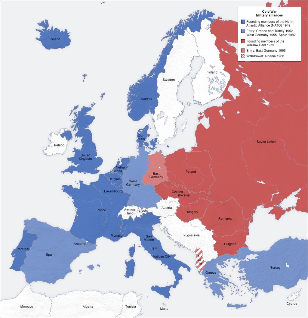 Occupation of Europe at the end