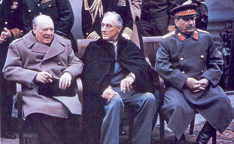 Yalta Conference At the Yalta Conference in February 1945, the leaders of America, England and Russia met.