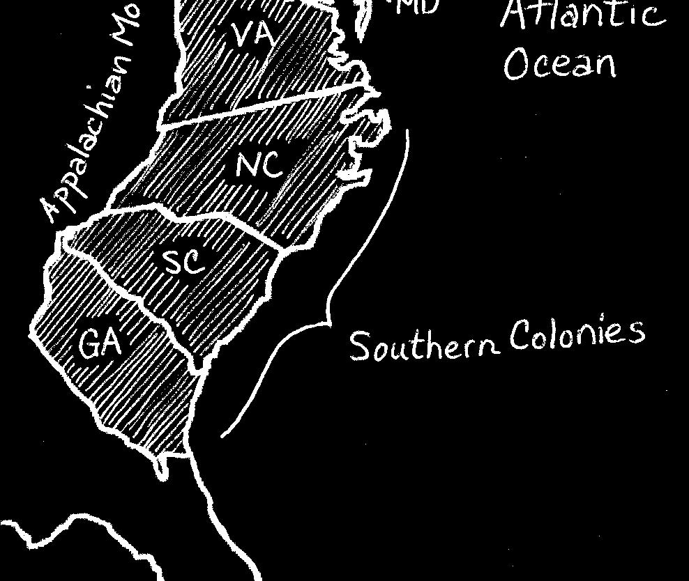 English explorers mapped and claimed parts of the Atlantic coast from Georgia to Canada. French explorers claimed areas near the Great Lakes and along the Mississippi River.