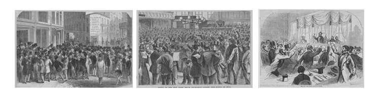 Panic of 1819 Unemployment went up, banks failed, people lost their property,