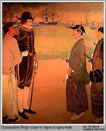 JAPAN Commodore Perry opens JAPAN to trade JAPAN