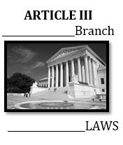 This branch interprets laws ARTICLE IV - Establishes the relationship between the states and the federal government.