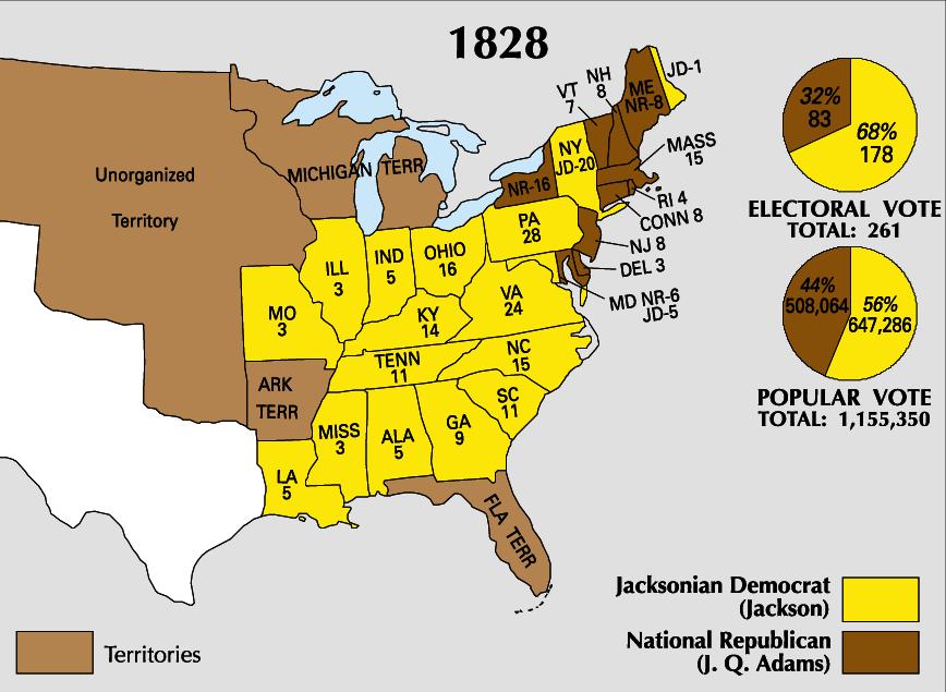 Sectionalism continued to grow and expand States Rights grew Adams was a