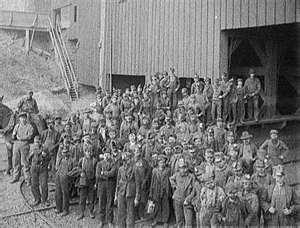 1902 Coal Strike Workers wanted 9 hour day, 20% raise, right