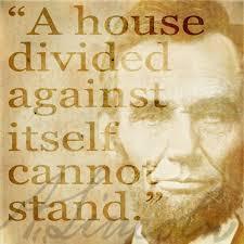 opcvl: Primary source: A House Divided Lincoln gave his now iconic "House Divided" speech upon receiving the Illinois Republican Party's nomination for a seat in the United States Senate in 1858.