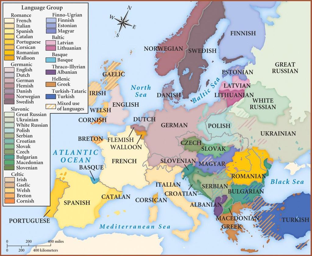 Map of Linguistic