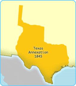 U.S.-Mexico Disputes The Annexation of Texas by the U.S. angered the Mexican Government. Mexico never acknowledged Texas as independent and felt the U.