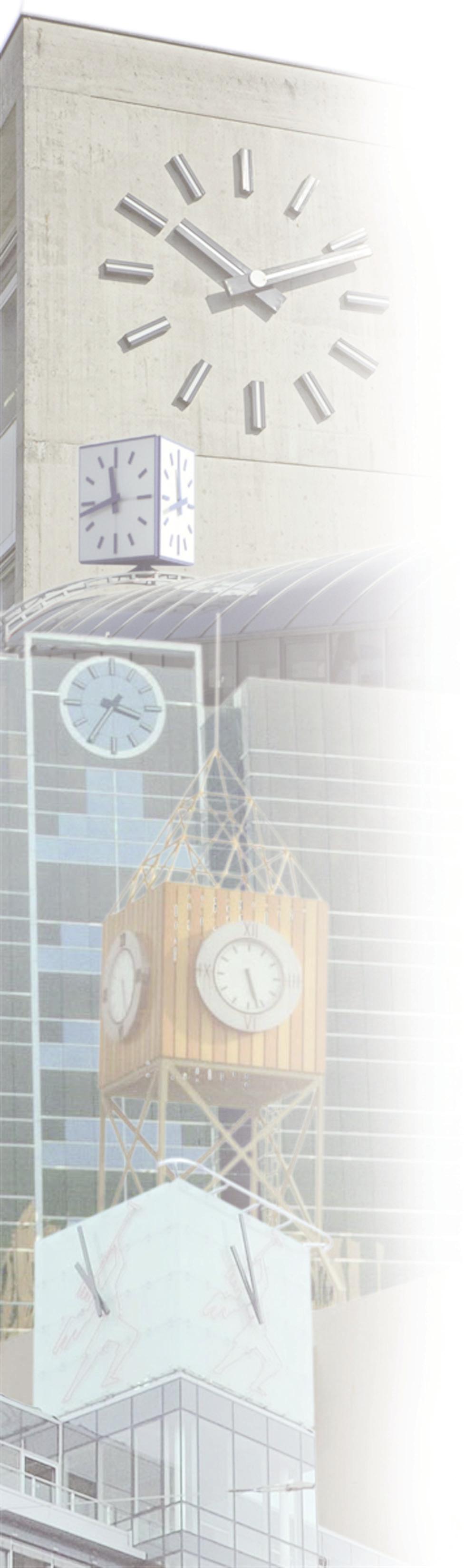 Swiss Time Systems The Clock as an Effective Eye-Catcher in City and Building