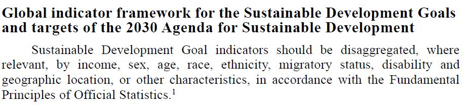 SDG Reporting: Indicator 1.2.2 The Multidimensional Poverty Index indicator is 1.2.2 name is often confusing.