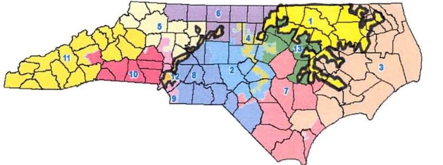 The 2011 Plan Required That Two Districts Contain at Minority Populations of 50.
