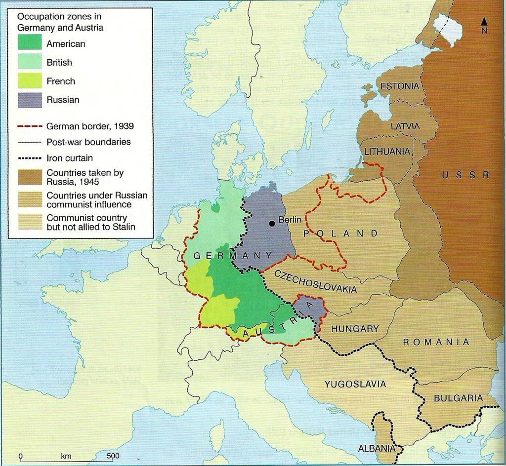 3 1945 Stalin claimed that the Soviet Union s expansion was cont. defensive.