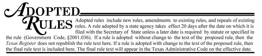 TITLE 4. AGRICULTURE PART 2. TEXAS ANIMAL HEALTH COMMISSION CHAPTER 38. 4 TAC 38.6 TRICHOMONIASIS The Texas Animal Health Commission (commission) adopts amendments to 38.