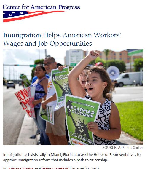 Type 2: immigrants create jobs and help wages Immigrants stimulate growth They take jobs that Americans do not want Help