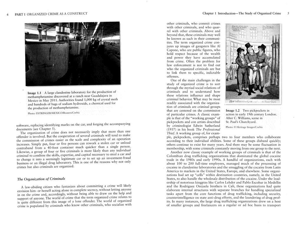 4 PART I ORGANIZED CRIME AS A CONSTRUCT Chapter 1 Introduction-The Study of Organized Crime 5 Image 1.