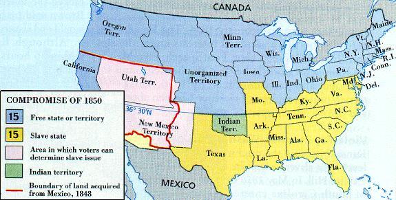 California wants to enter as free state 1848 1837 1836 1845 1845 Arkansas enters as slave state