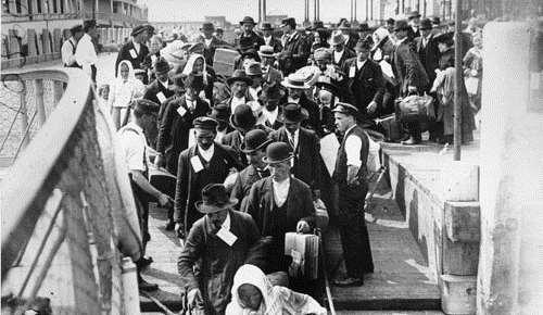 From 1880 to 1921, a record 23 million immigrants arrived in the U.S.