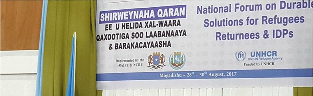 It was the first meeting of its kind in over 30 years, organized by the Government of Somalia to discuss solutions for its displaced citizens who represent 30% of the population.