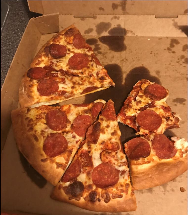 it. (This is the photo that of the pizza that