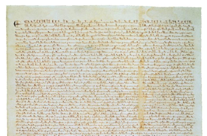 Magna Carta 1215 Signed by King John Established the