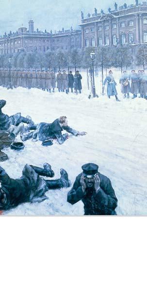 Bloody Sunday: The Revolution of 1905 On January 22, 1905, about 200,000 workers and their families approached the czar s Winter Palace in St. Petersburg.